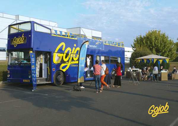 Evenement Emploi avec le bus Gojob